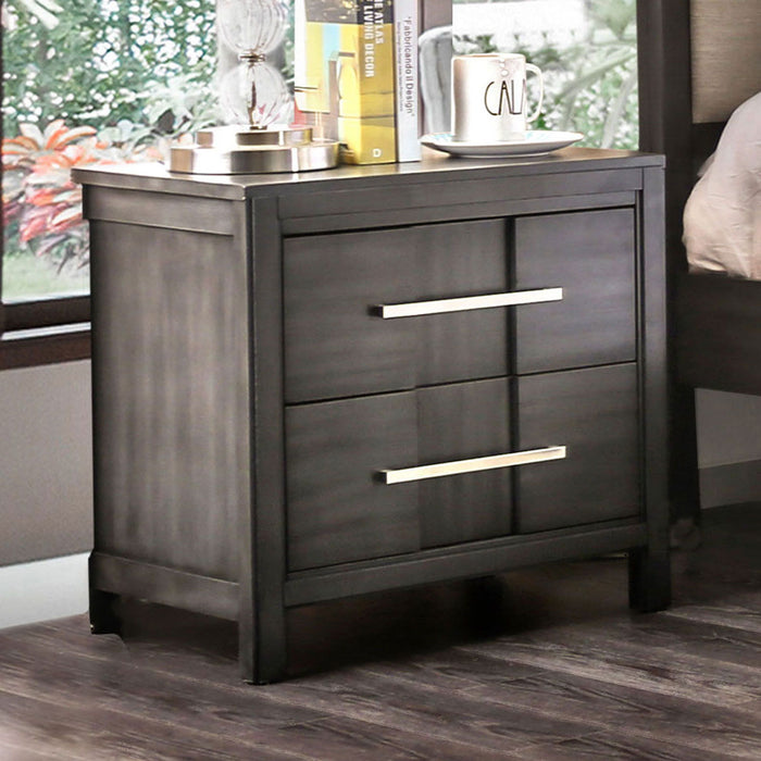 Nightstand With 2 Drawers Design Home Essentials