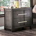 Nightstand With 2 Drawers Design Home Essentials