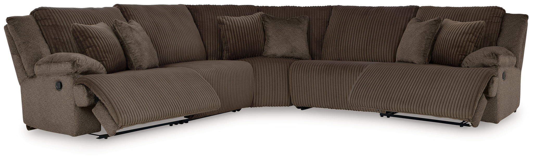 Top Tier - 5 Piece Reclining Sectional Signature Design by Ashley®