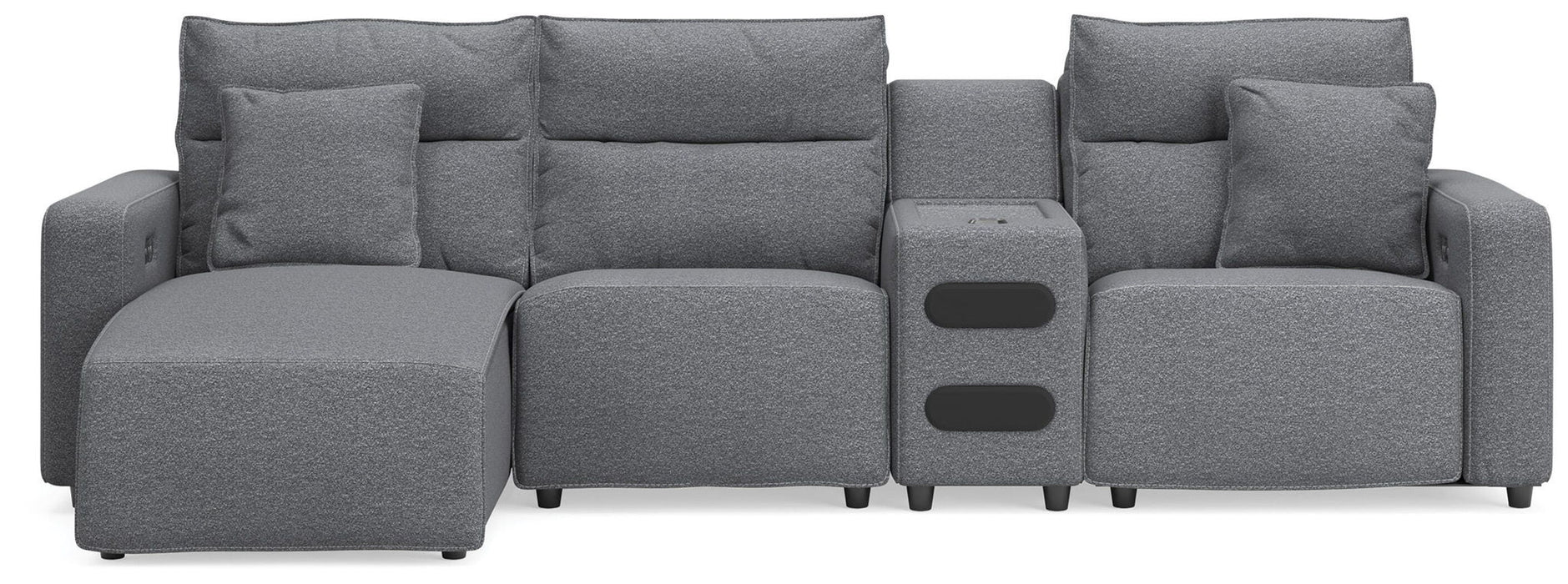 Modmax II - Reclining Sectional - Salt And Pepper Signature Design by Ashley®