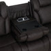 Wendell - Power Motion Sofa With Dropdown Table, Storage, USB & LED - Dark Gray ACME