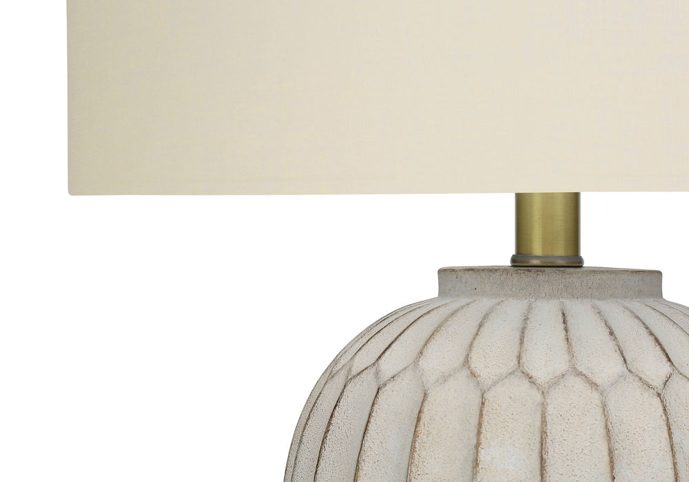 Table Lamp, Lighting, Transitional - Cream