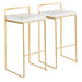 Fuji - Contemporary / Glam & Quality Construction Barstool Lumi Source