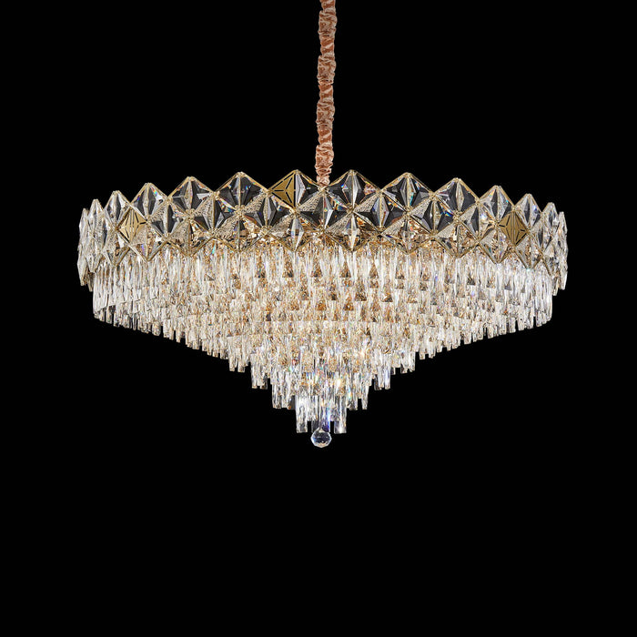 Michael Amini Lighting - Regalia 28-Light Crystal Chandelier - Gold Michael Amini