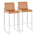 Fuji - Contemporary And Modern Elegance High Back Barstool Lumi Source