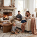 3 Person Sofa With Deep Seat, Tufted Backrest Home Essentials