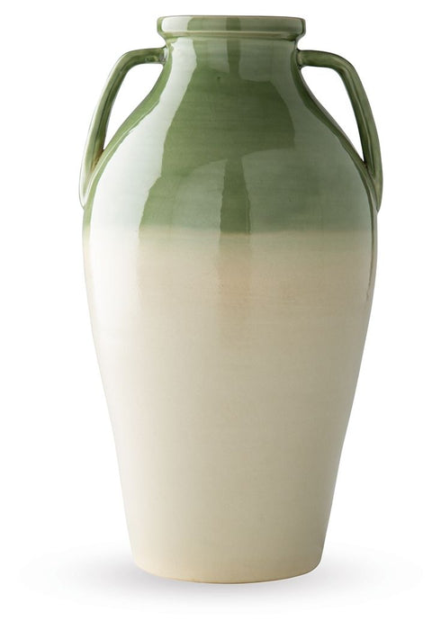 Andorbury - Vase - Green / Beige Signature Design by Ashley®