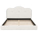 Upholstered Platform Bed With Sturdy Frame And Headboard Dreamland