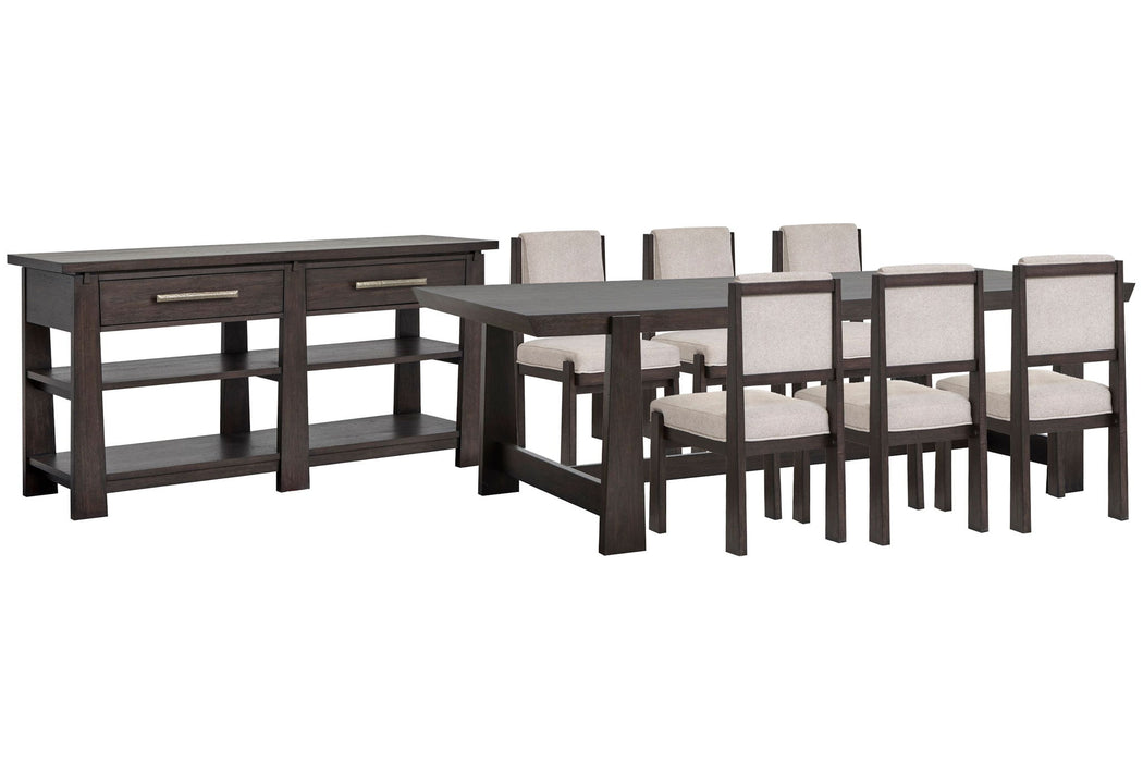 Tauren - Trestle Dining Table Set Magnussen Furniture