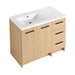 Wall Mounted Floating Bathroom Vanity With Sink, Door & Drawers Modular Cabinet Home Essentials