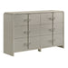 Aria - 6 Drawer Dresser - Beige Matrix Furniture Group