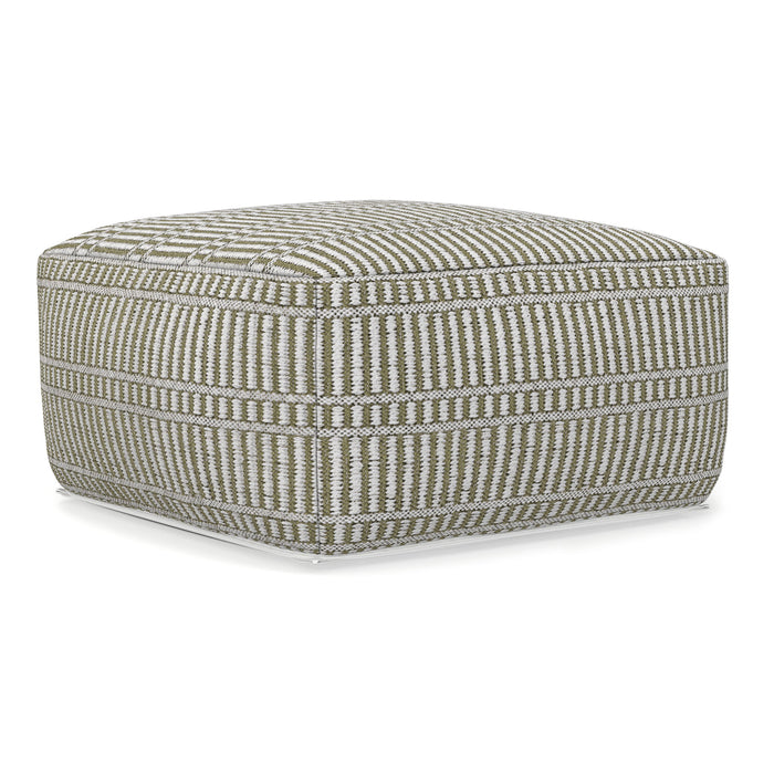 Safford - Square Outdoor / Indoor Pouf Simpli-Home
