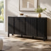Colored Fluted Sideboard With 3 Doors And 1 Drawer Noble House