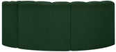 Arc - Boucle Fabric 3 Piece Modular L-Shaped Sofa Meridian Furniture