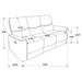 Trask - Reclining Sofa Set Furniture Max