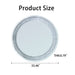 Round Wall Mirror - Silver Daily Nest
