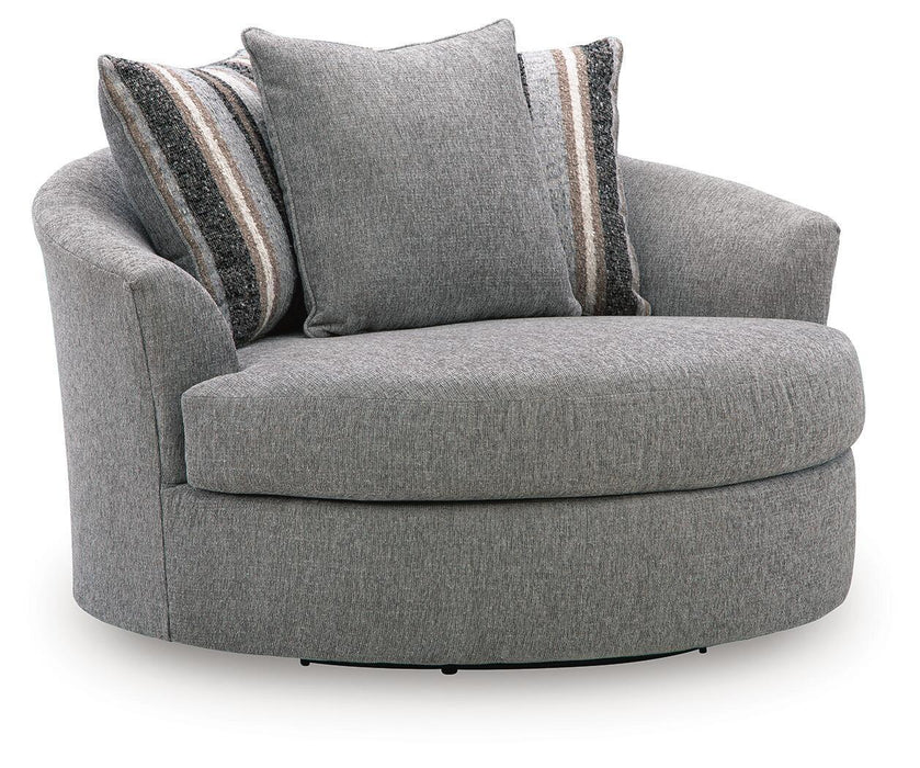 Creston Heights - Oversized Swivel Accent Chair - Smolder Signature Design by Ashley®