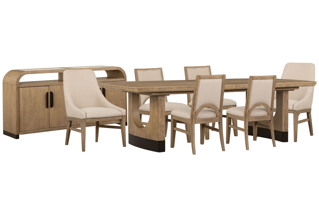 Tristan - Extendable Trestle Dining Table Set Magnussen Furniture