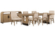 Tristan - Extendable Trestle Dining Table Set Magnussen Furniture