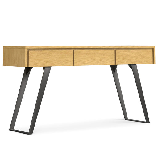 Lowry - Console Sofa Table - Oak Simpli-Home
