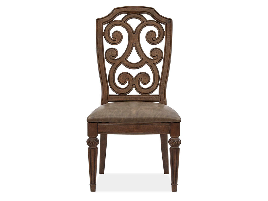 Durango - Wood Dining Side Chair With Upholstered Seat (Set of 2) - Willadeene Brown Magnussen Furniture