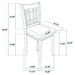 Lattice Back Side Chairs (Set of 2) Furniture Max
