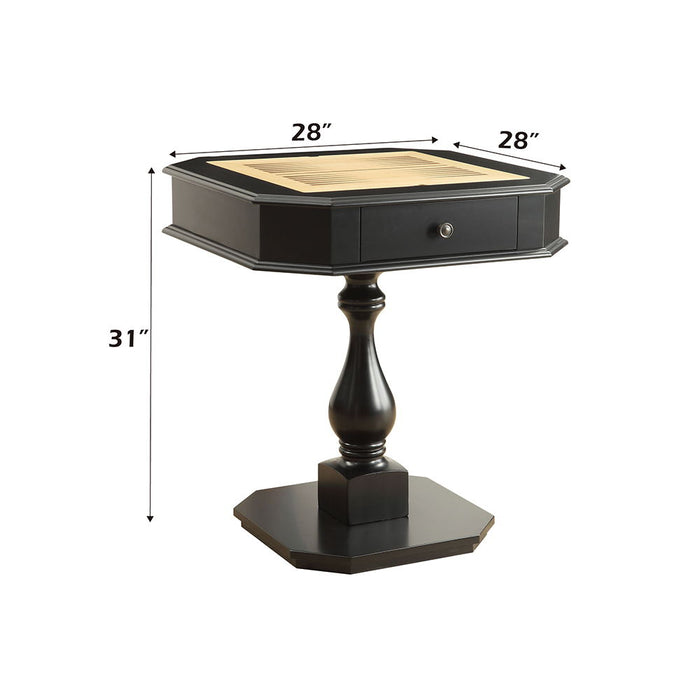 Bishop - Wood Game Table - Black ACME