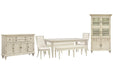 Newport - 7 Piece Extendable Rectangular Dining Table Set Magnussen Furniture