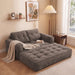 2 Seater Modular Corduroy Sofa With Chaise Lounge For Living Room Home Essentials