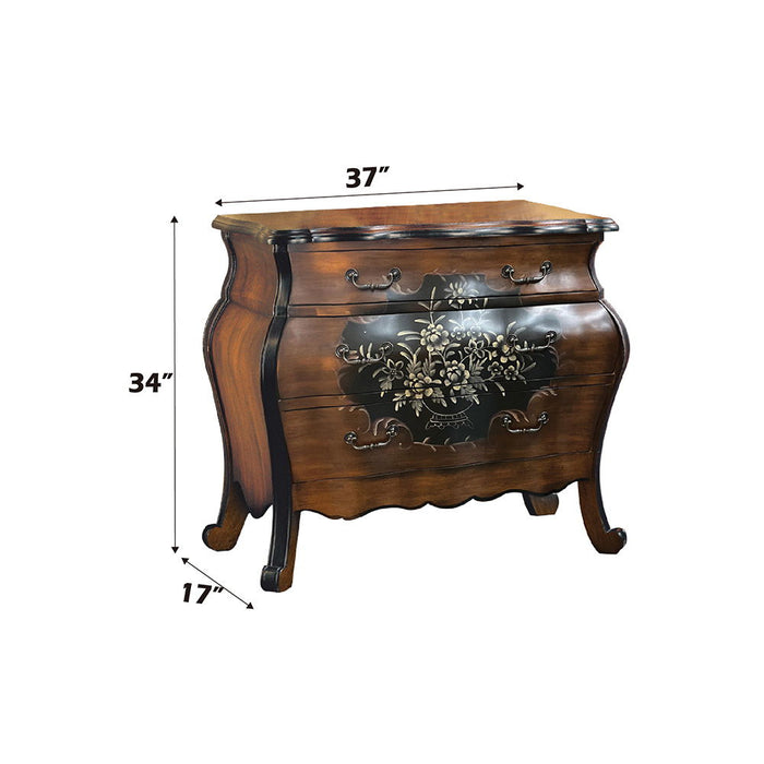 Roma - 37" Chest - Oak & Antique Black ACME