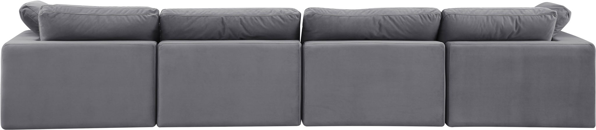 Comfy - Velvet Modular Sofa 4 Seats Meridian Furniture