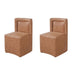 Vintage Upholstered Dining Chairs (Set of 2) Noble House