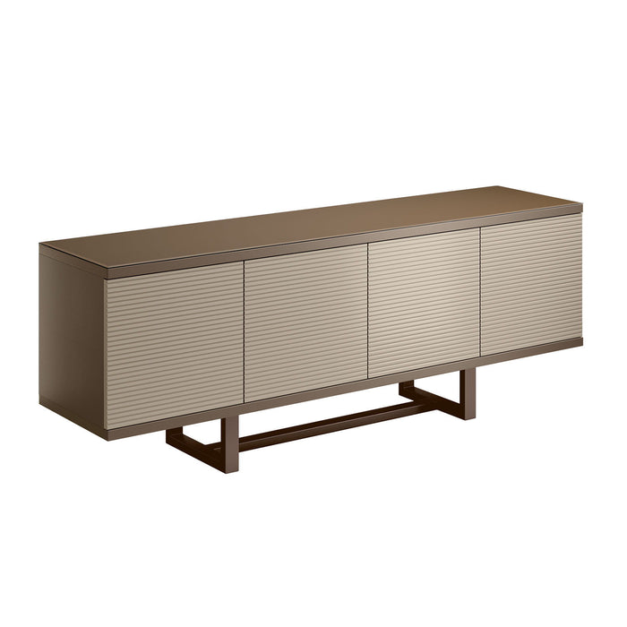 Linea - 4 Door Buffet - Light Beige / Brown Arredoclassic Italy