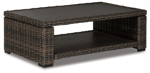 Grasson Lane - Rectangular Cocktail Table - Brown Signature Design by Ashley®