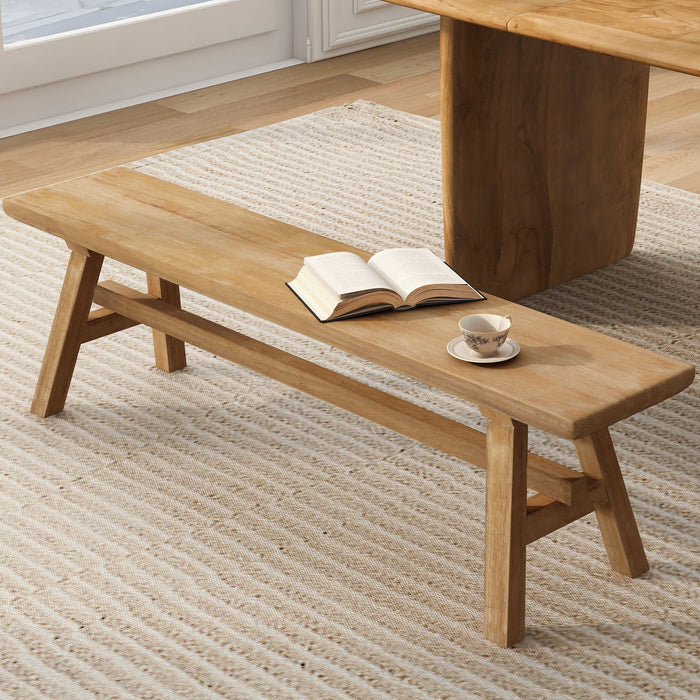 Farmhouse Dining Bench Home Essentials