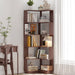 L-Shaped Corner Bookshelf Home Essentials