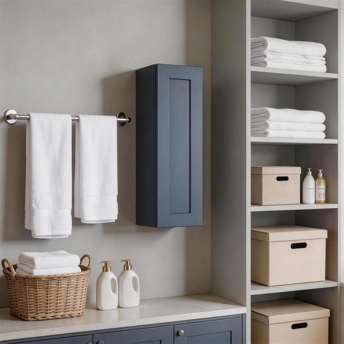 Shaker Wall Cabinet With 2 Adjustable Shelves Home Essentials