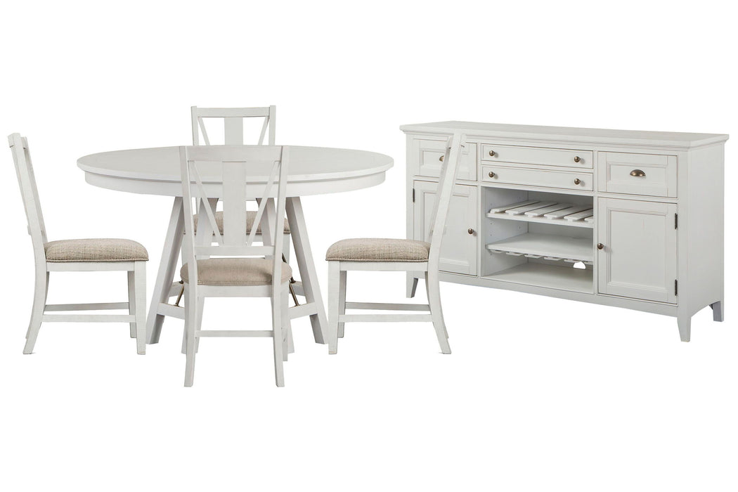 Heron Cove - 52" Round Dining Table Set Magnussen Furniture