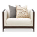 Belmont Place - Matching Chair - Cream / Espresso Michael Amini