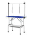 Large Size Grooming Table For Pet Dog And Cat With Adjustable Arm And Clamps Large Heavy Duty Animal Grooming Table - Blue Daily Nest