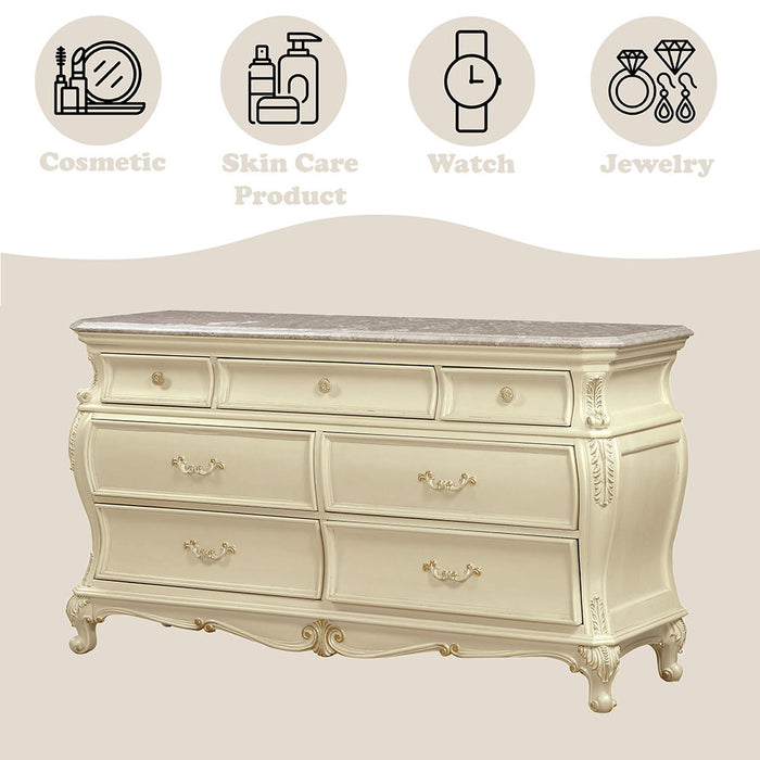 Chantelle - Dresser - Pearl White Finish ACME