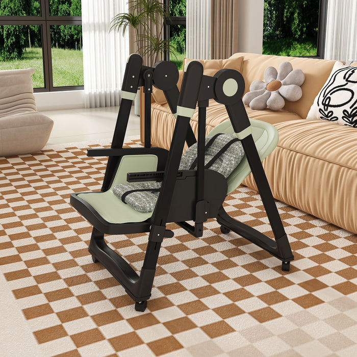 Convertible Baby High Chair To Rocker With 5 Point Harness Home Essentials
