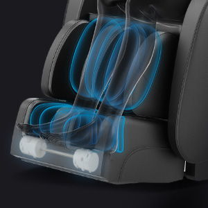 Massage Chair, Zero Gravity Shiatsu Massage Chairs Full Body And Recliner Sl-Track Massage Chair With Bluetooth Speaker, Anion, Thai Stretch, USB Charing, Heating And Foot Roller Massager - Black Daily Nest