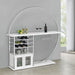 Casey - 2 Door Home Bar Storage Bar With Customizable Lighting - White Furniture Max