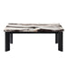 Strata - Faux Marble 3 Piece Occasional Set (1 Coffee & 2 End Tables) - Black / White New Classic