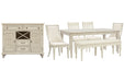 Newport - 7 Piece Extendable Rectangular Dining Table Set Magnussen Furniture