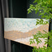 Neutral Beach Landscape Canvas Wall Art, Hand Painted Thick Textured Painting, Decor For Living Room - Beige / Blue Daily Nest