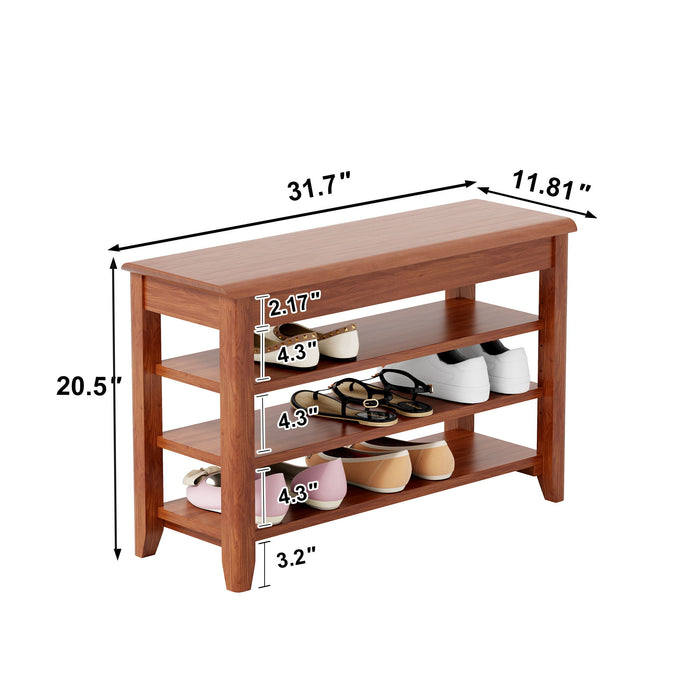 Multi Functional Double Layer Shoe Stool Home Essentials