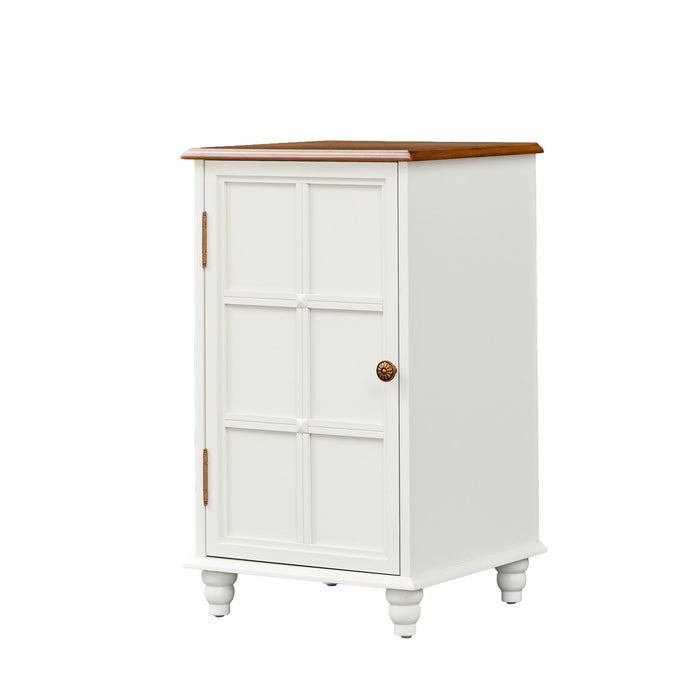 Floor Cabinet With Adjustable Shelf, Storage For Entryway Home Essentials