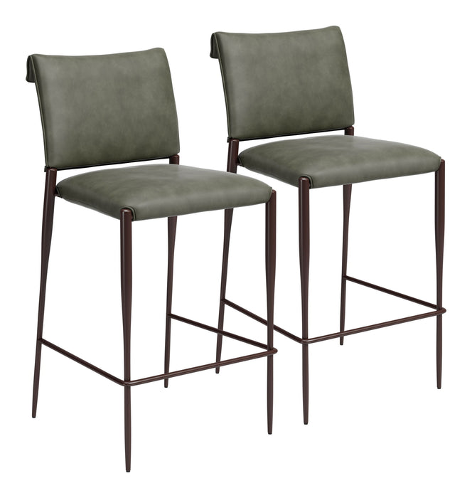 Freesia - Barstool (Set of 2) Zuo Modern